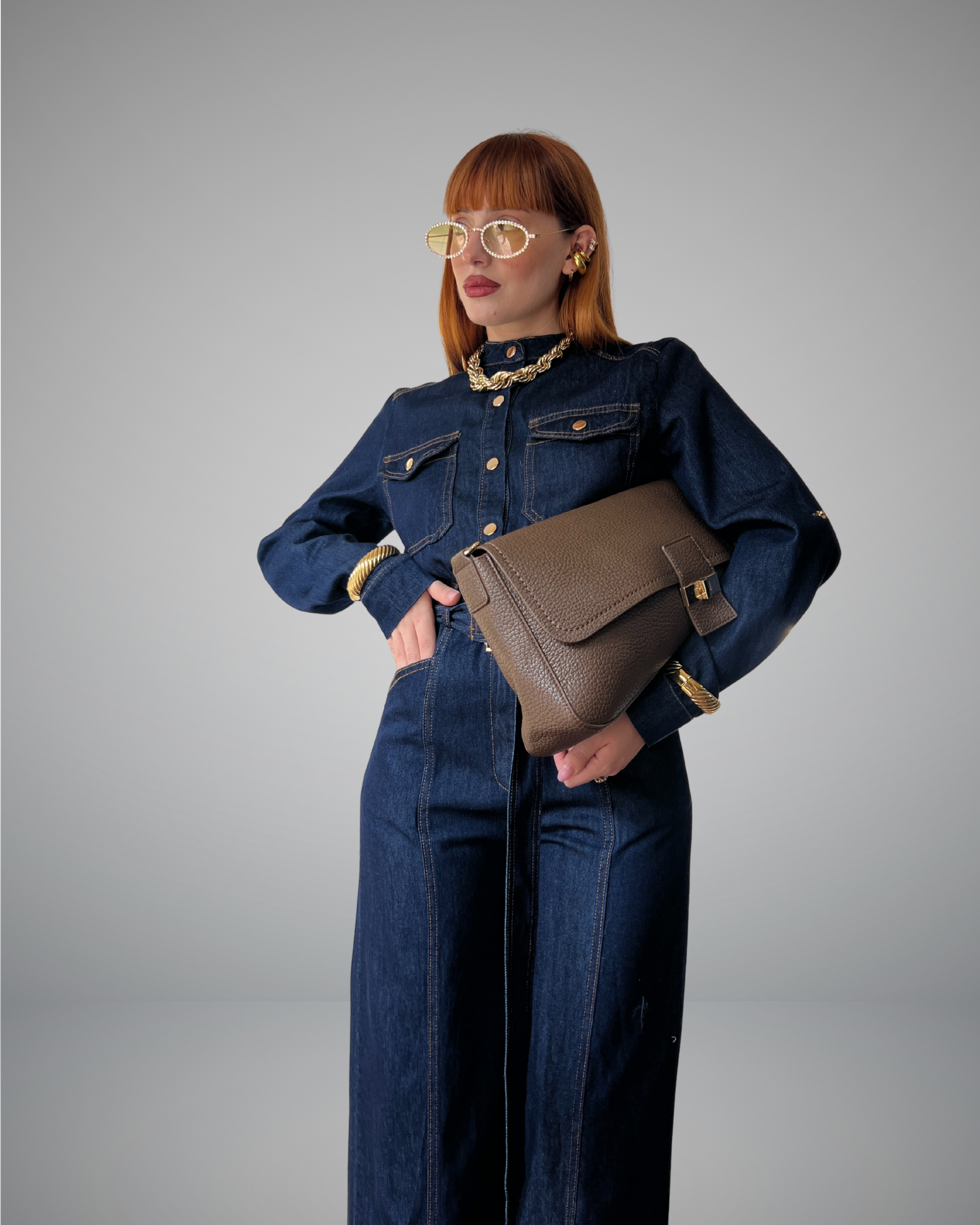 denim  jumpsuit
