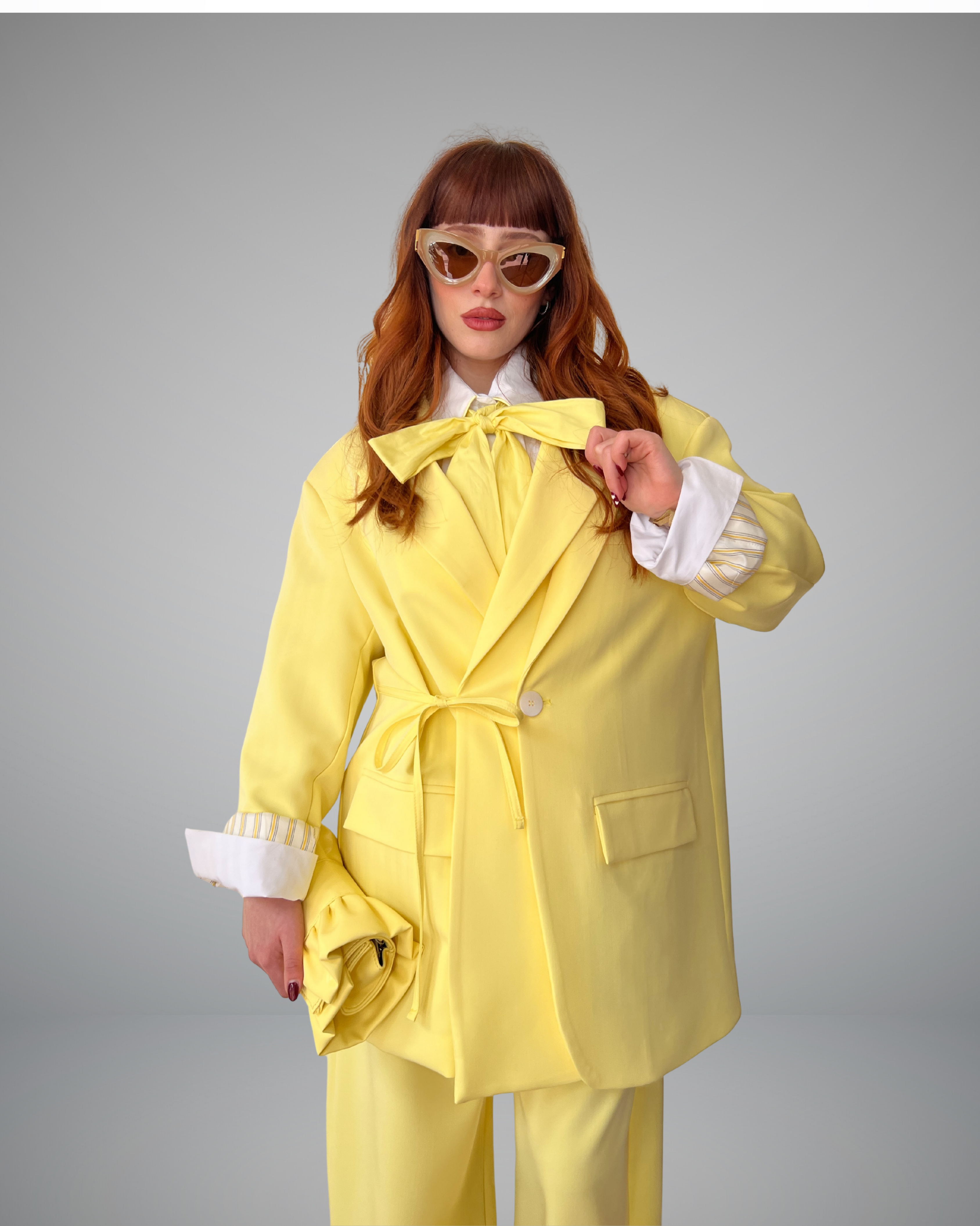 oversize mood blazer yellow