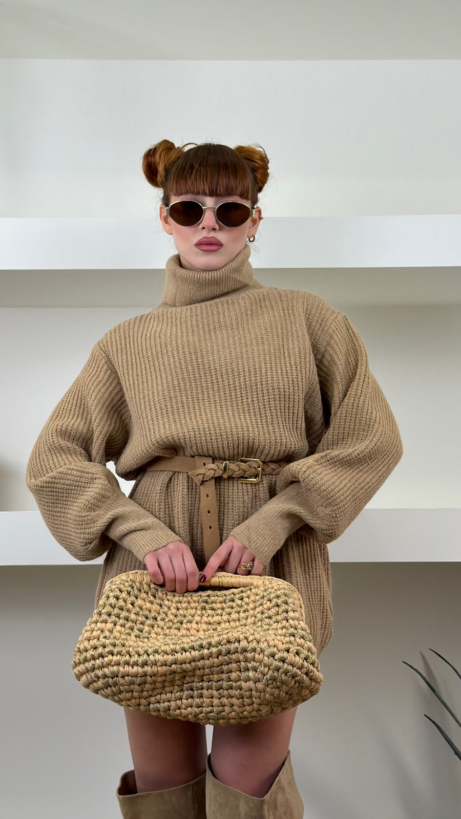 Maglione Dolcevita Soft Knit