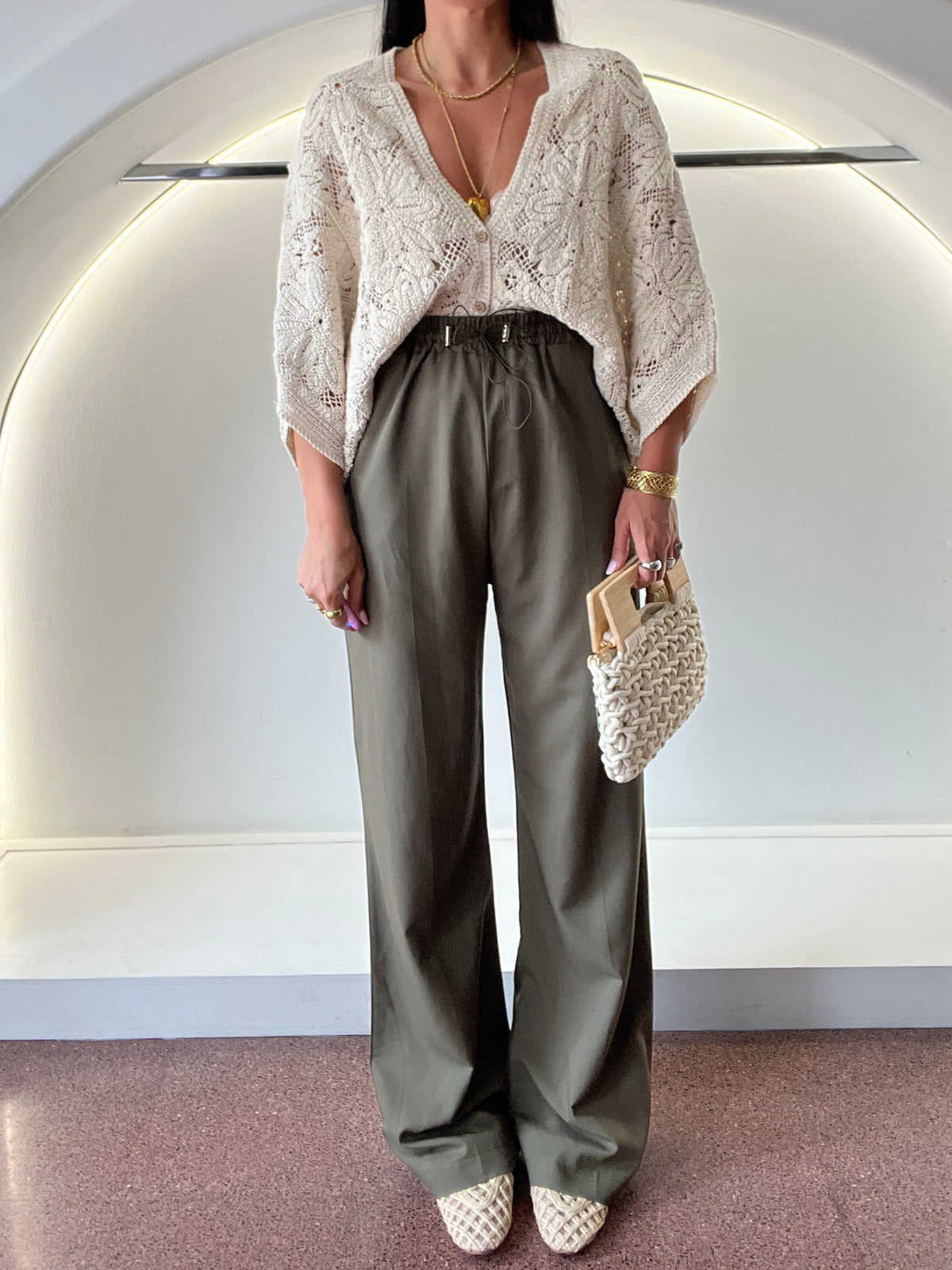pantalone con coulisse