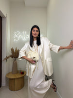 blazer in raso oversize