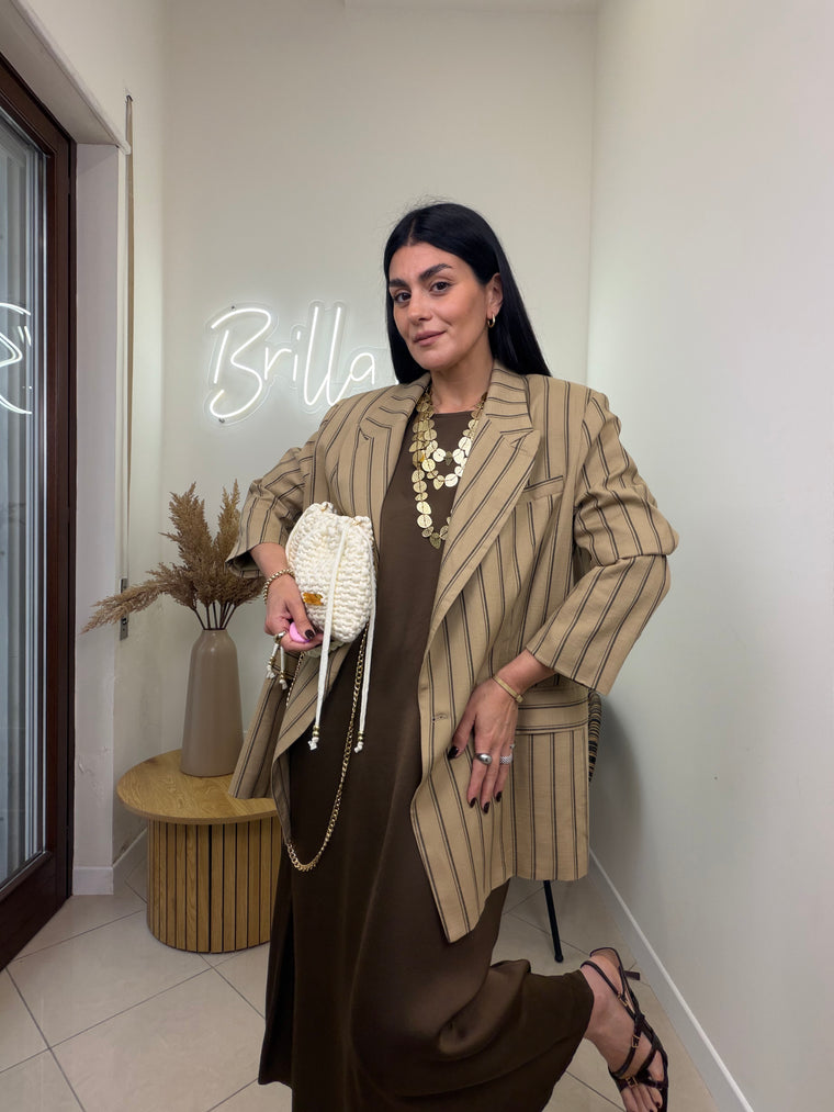 blazer kam gessato