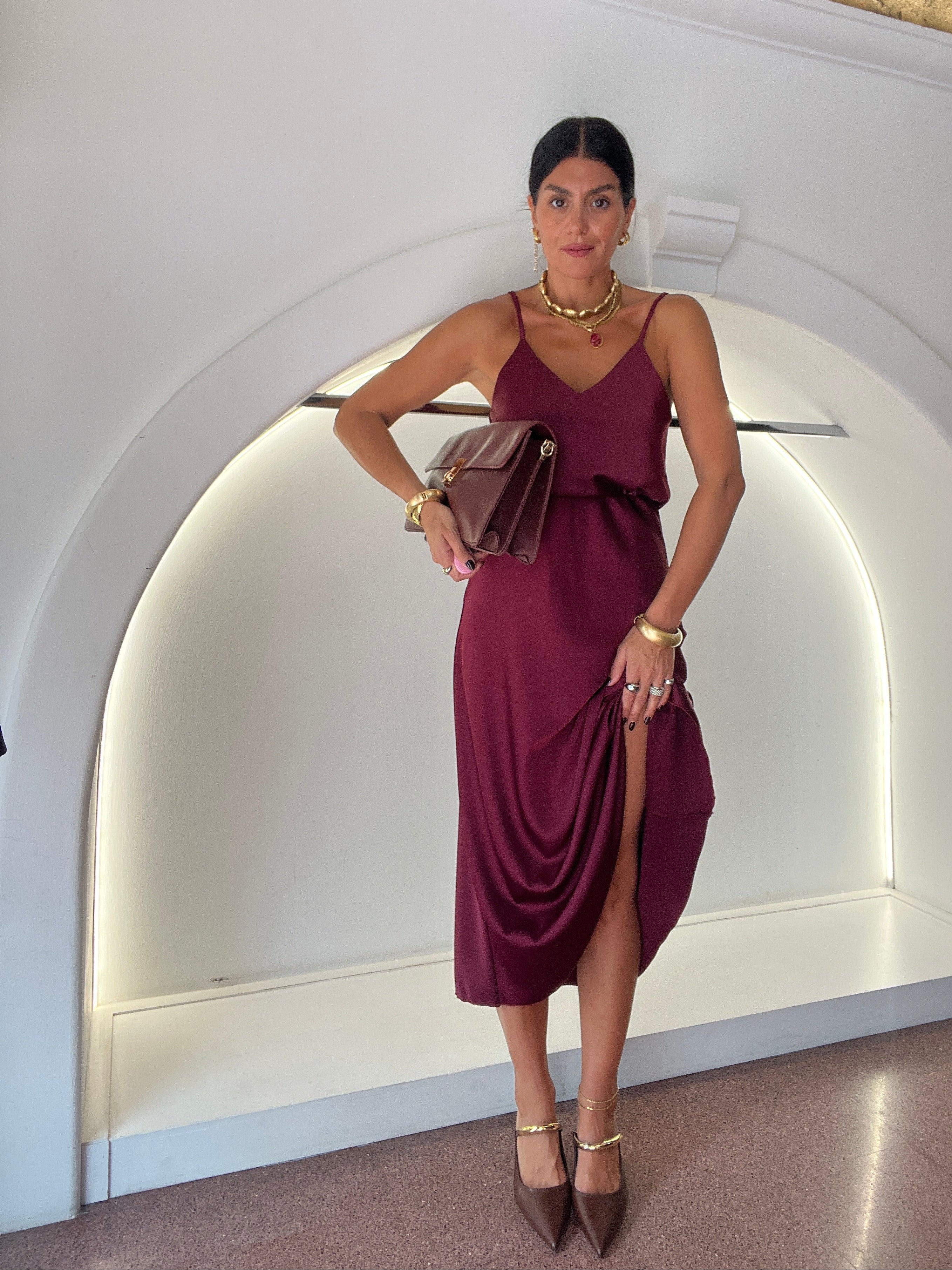 completo in satin