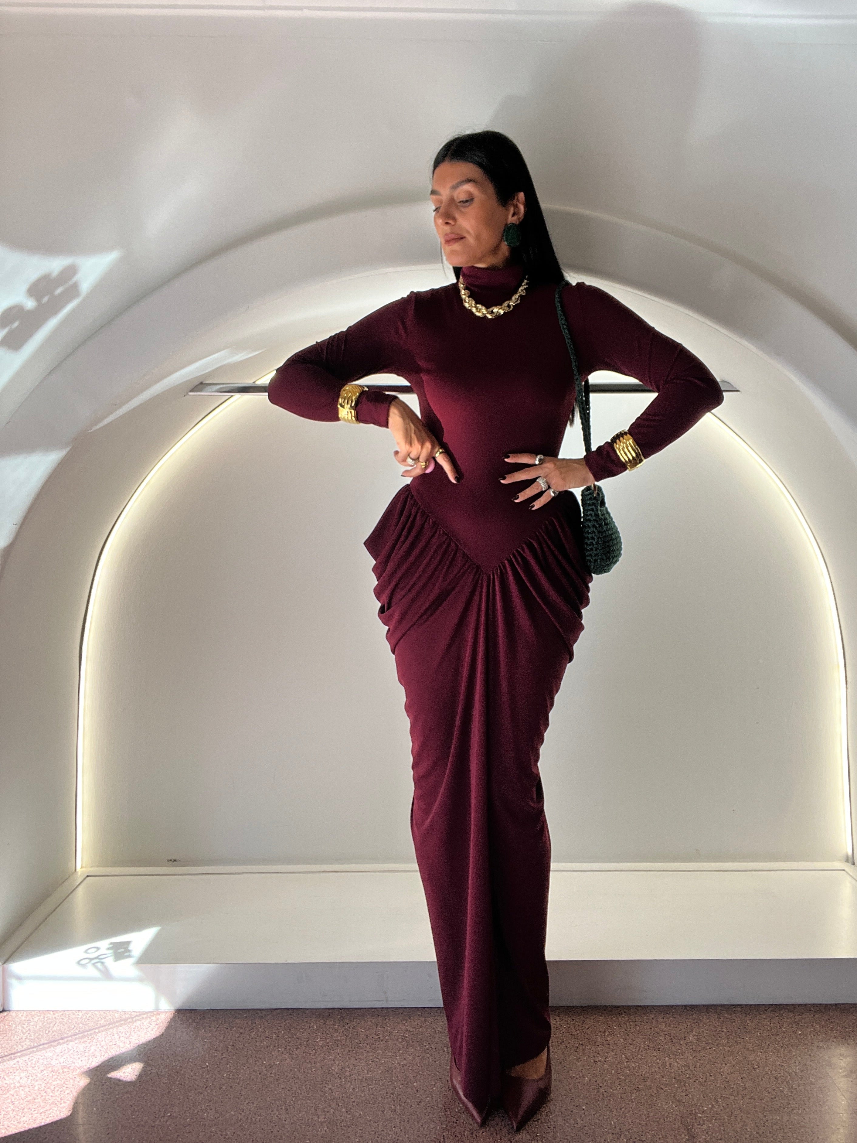 babe dress wine by lumina