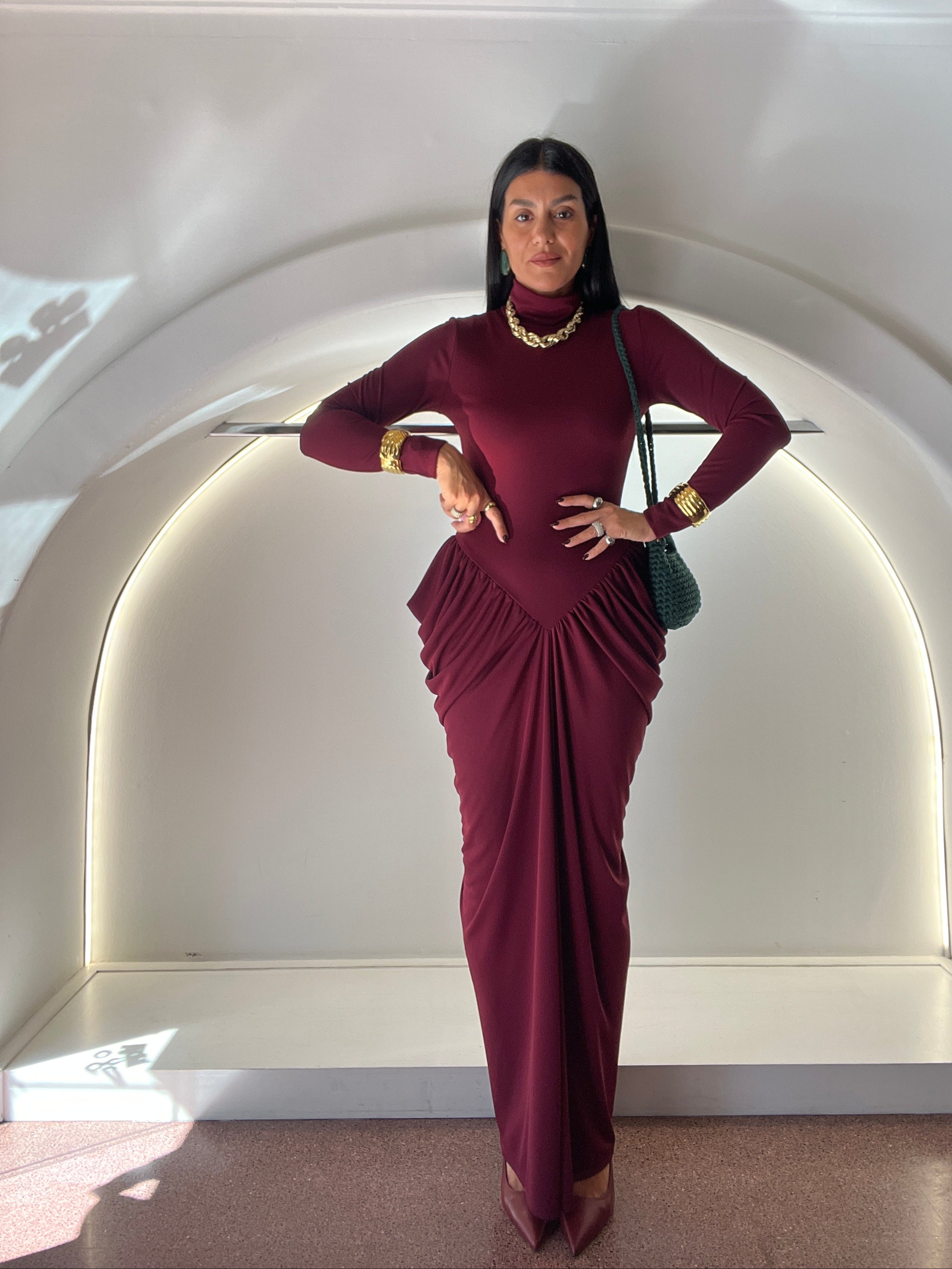 babe dress wine by lumina