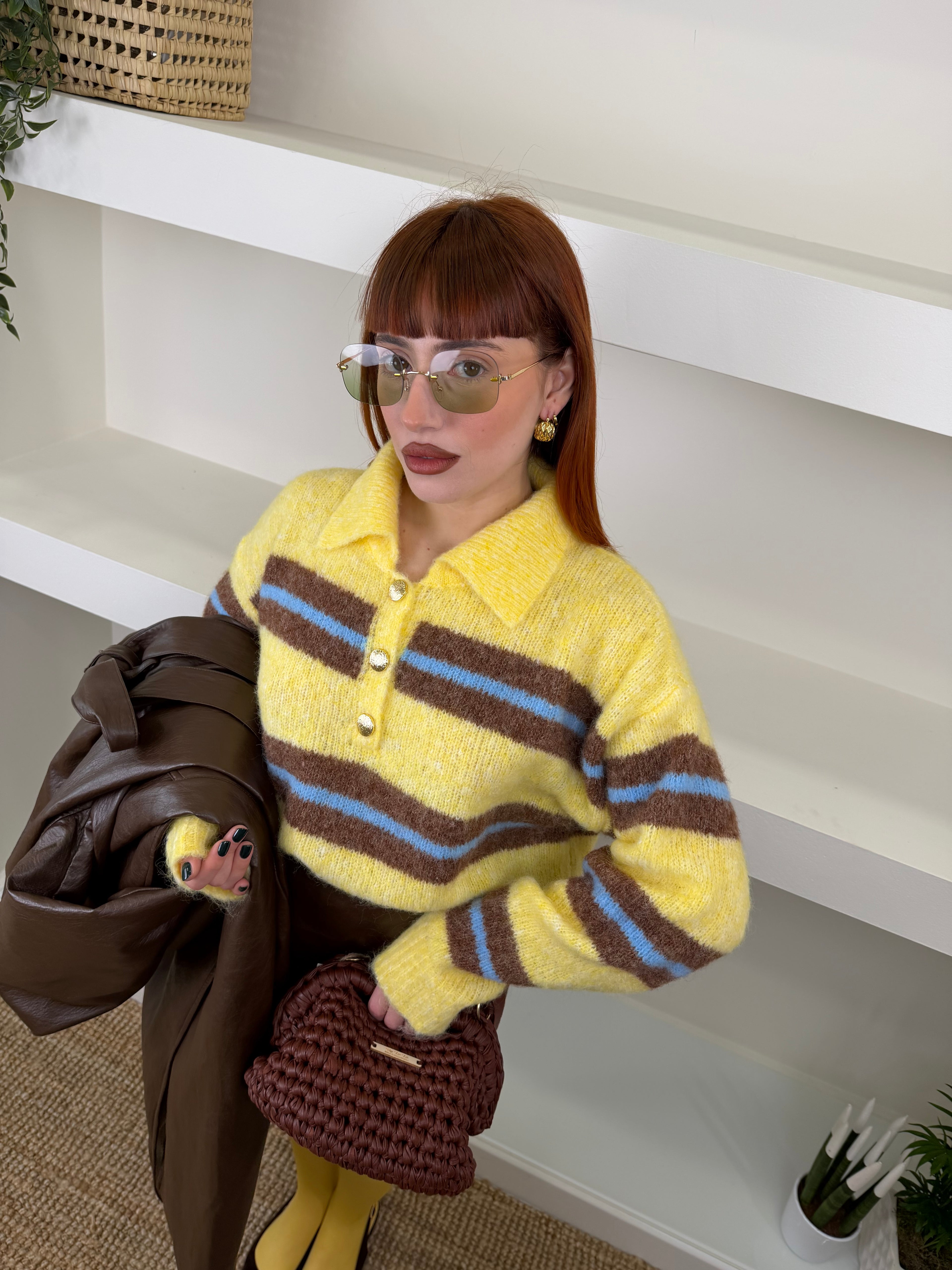 new pull bottoni oro