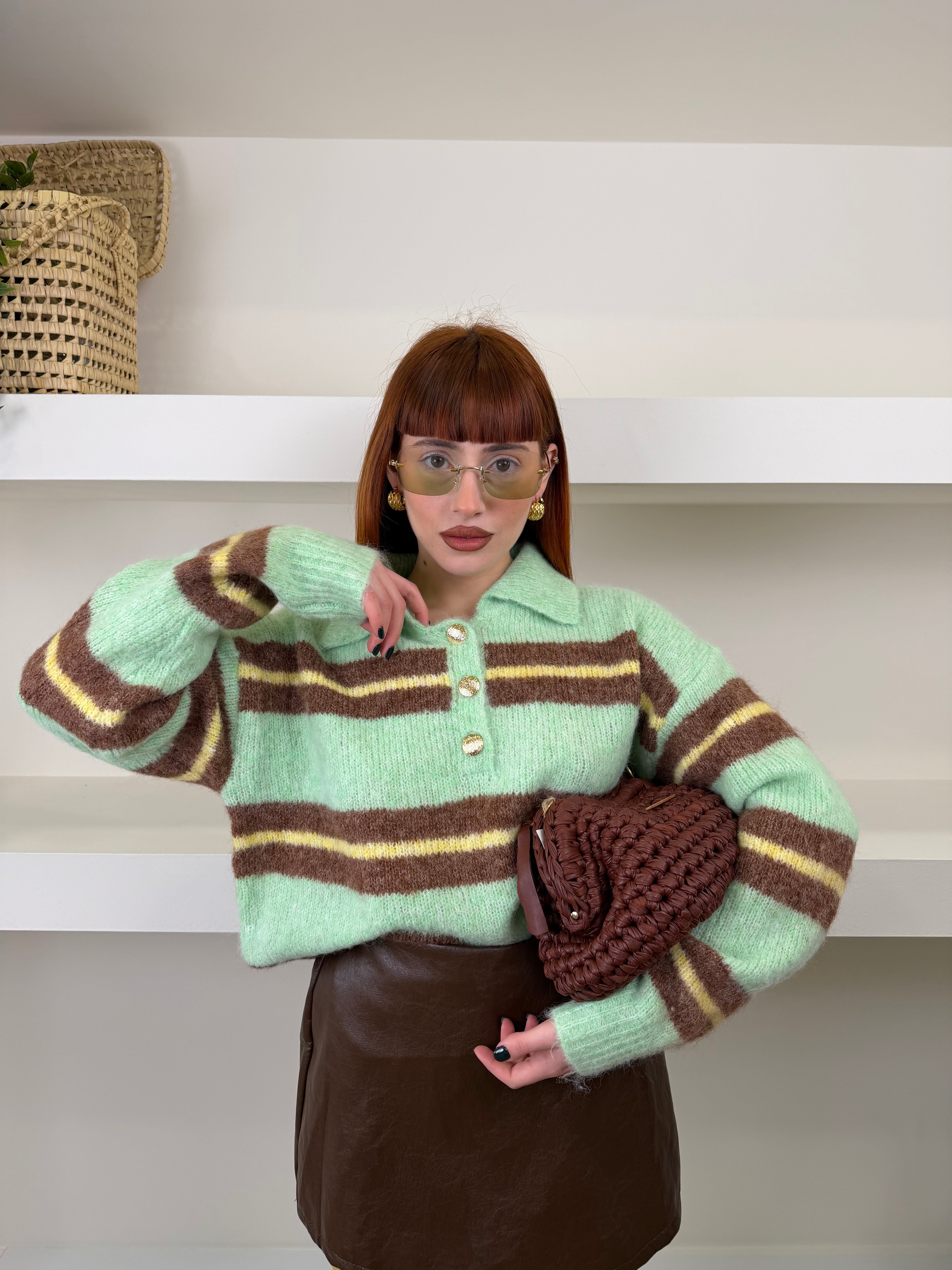 new pull bottoni oro