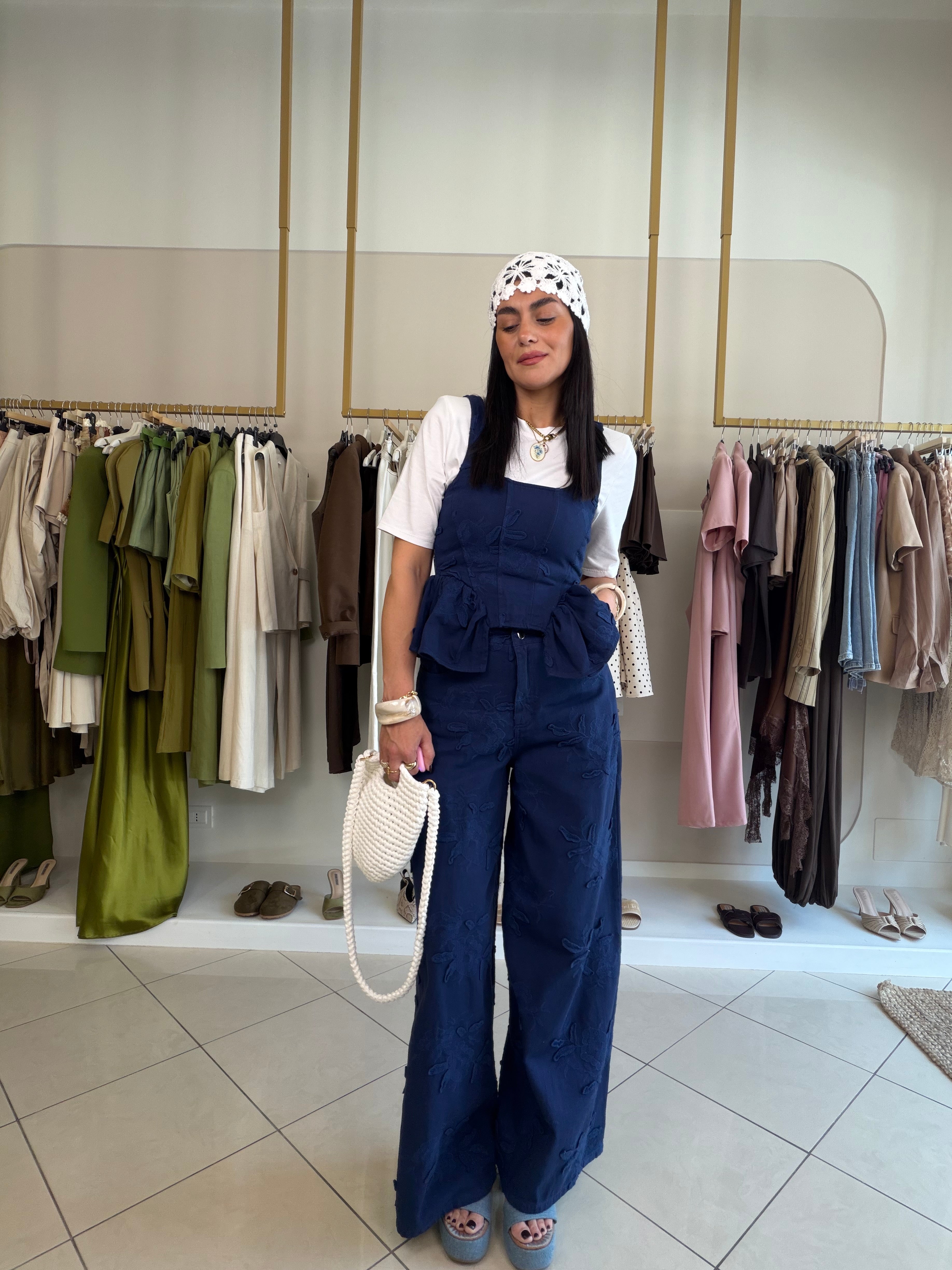 completo capri blu