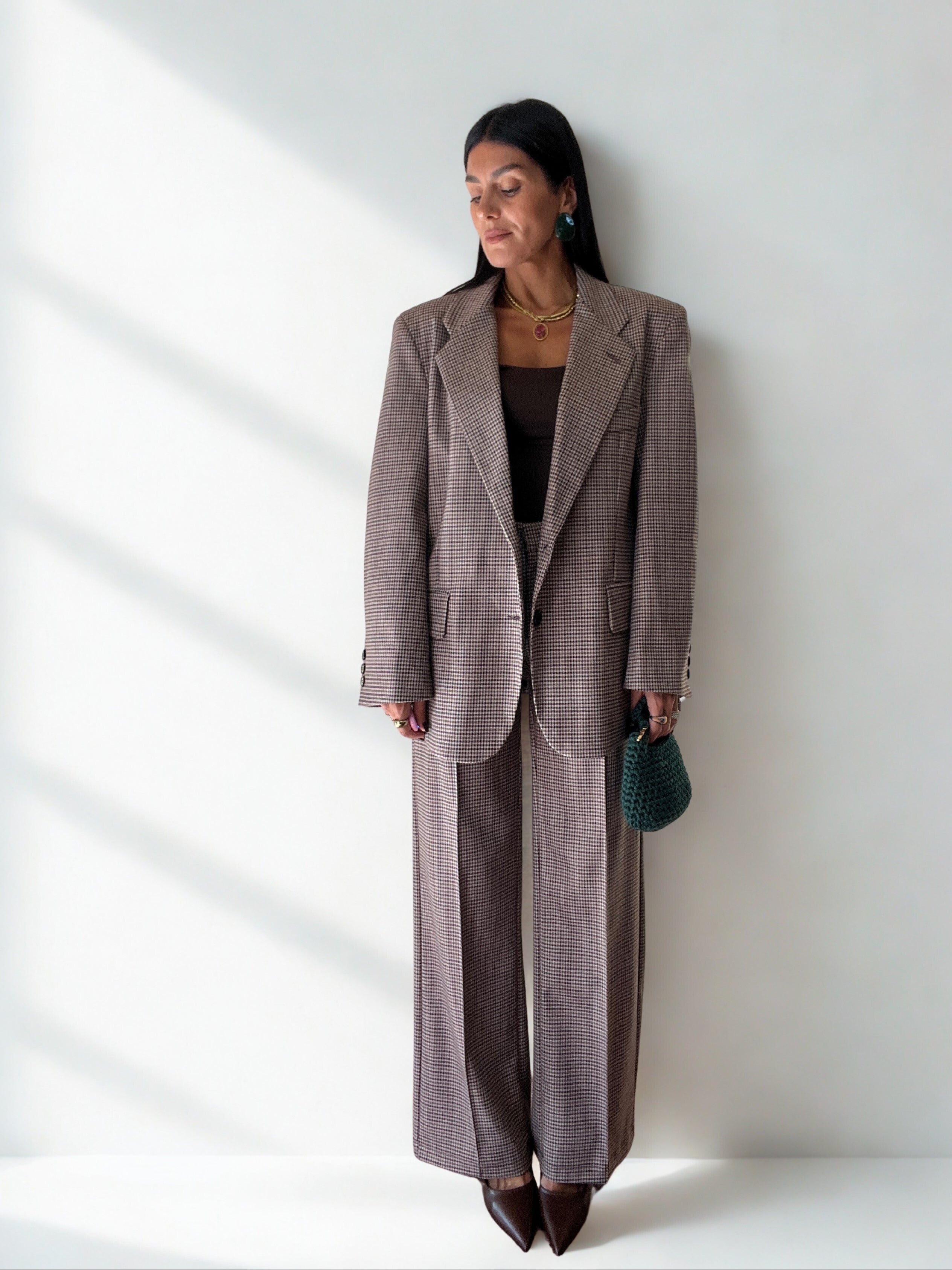 blazer pied de poule