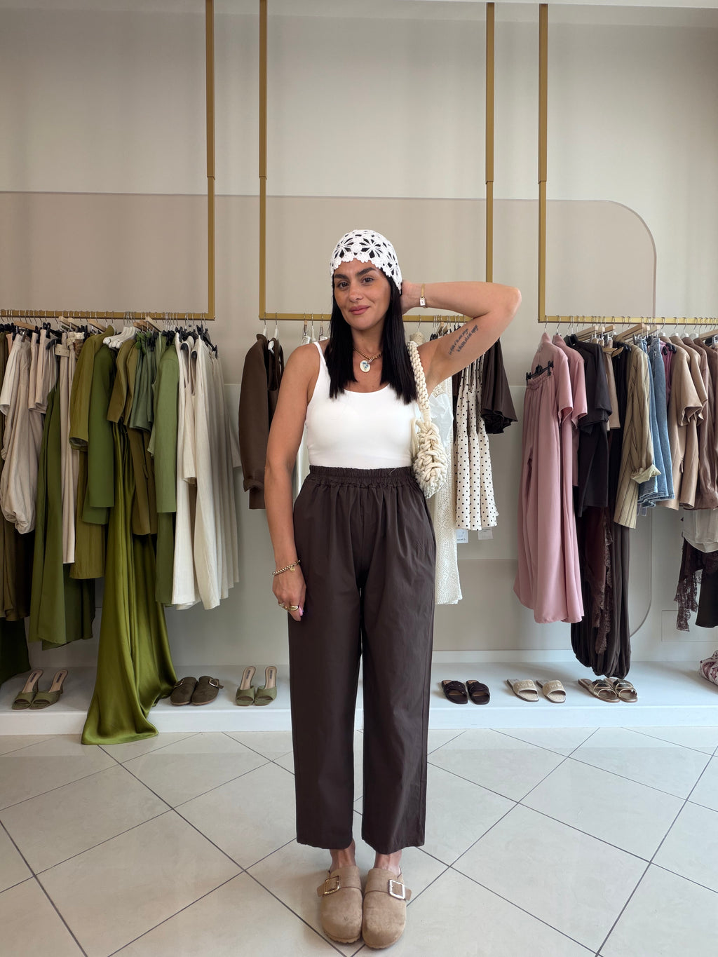 pantalone in cotone