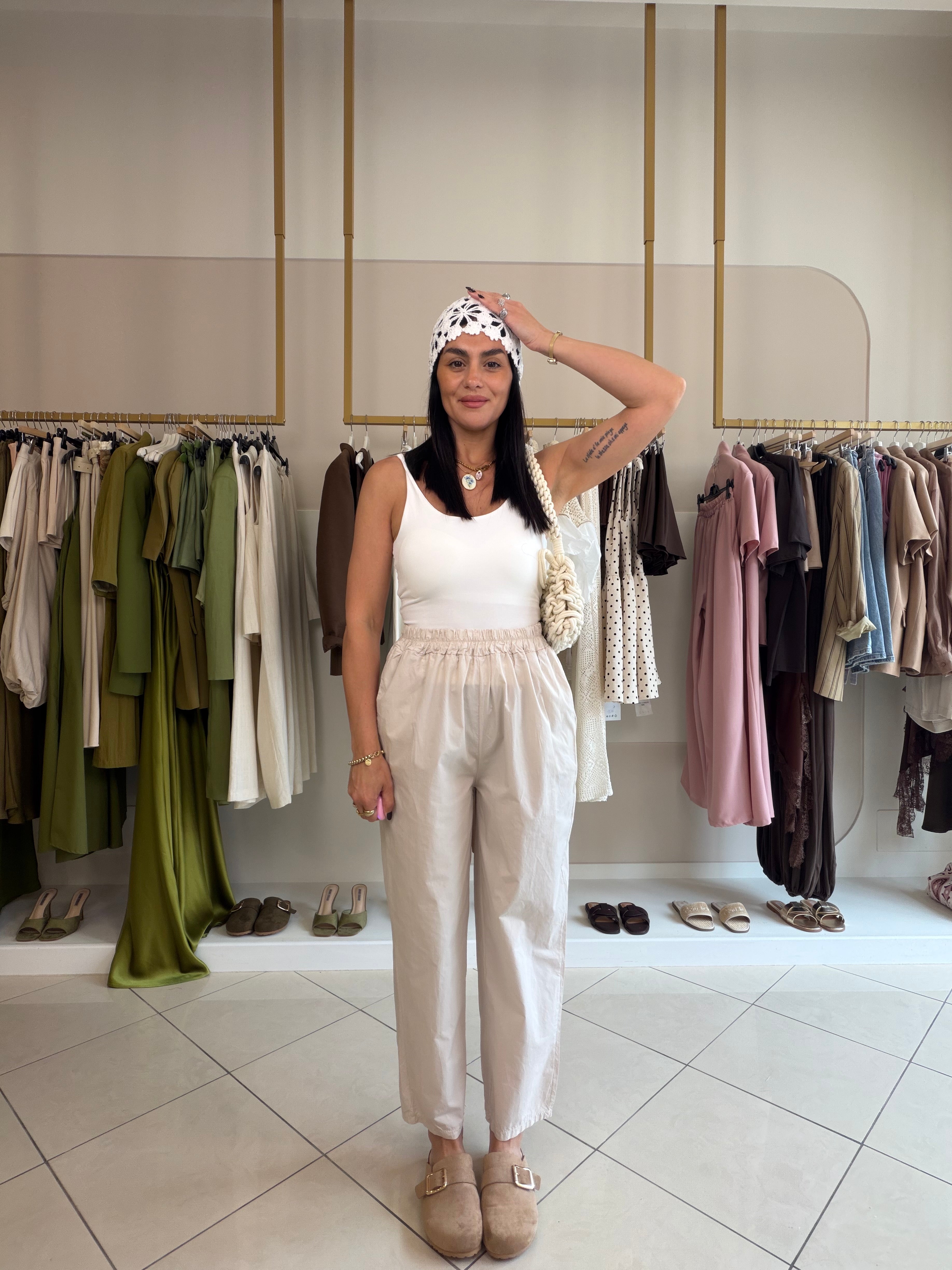 pantalone in cotone
