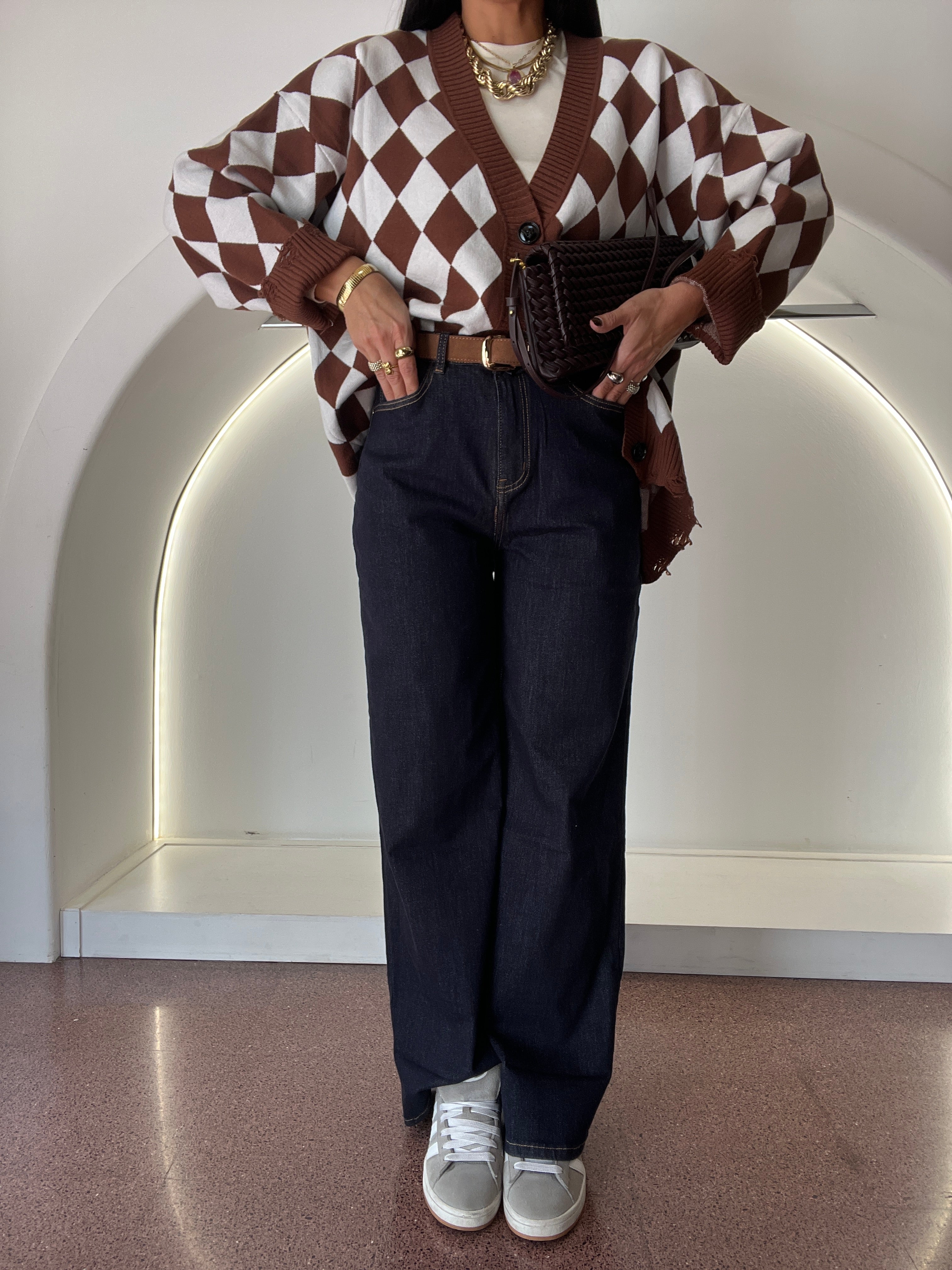 wide leg blu scuro