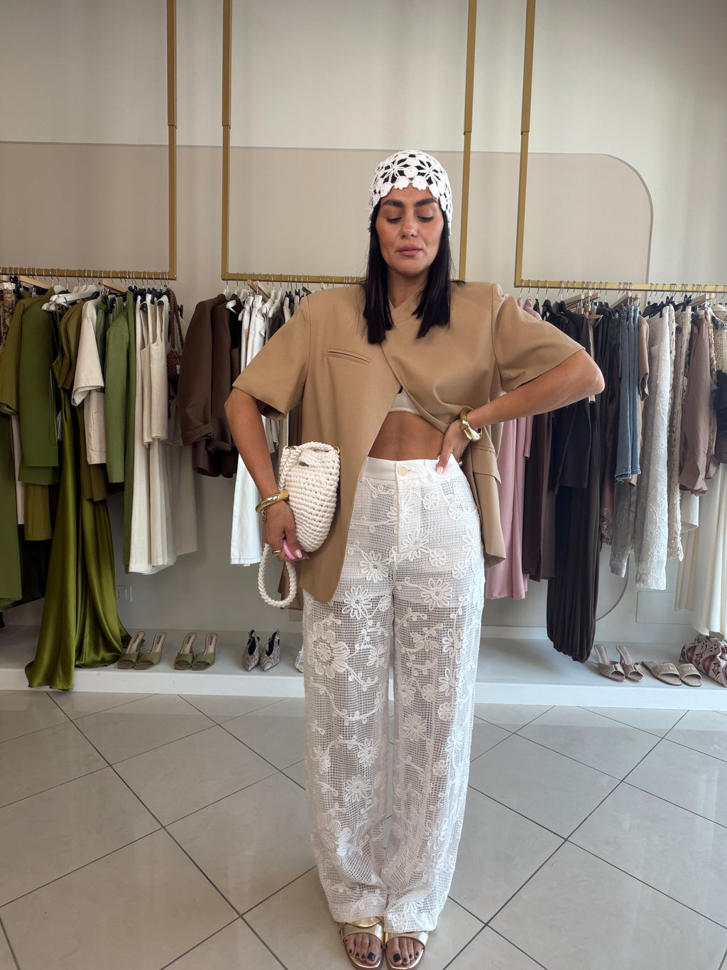 new pant macramè by lumina