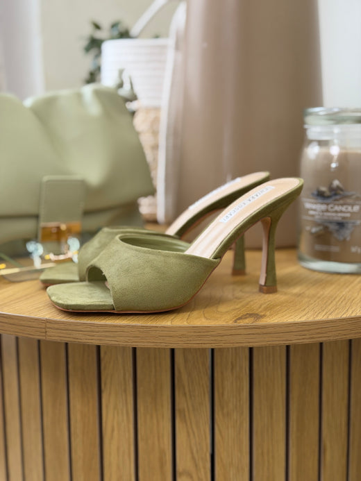 green sandals