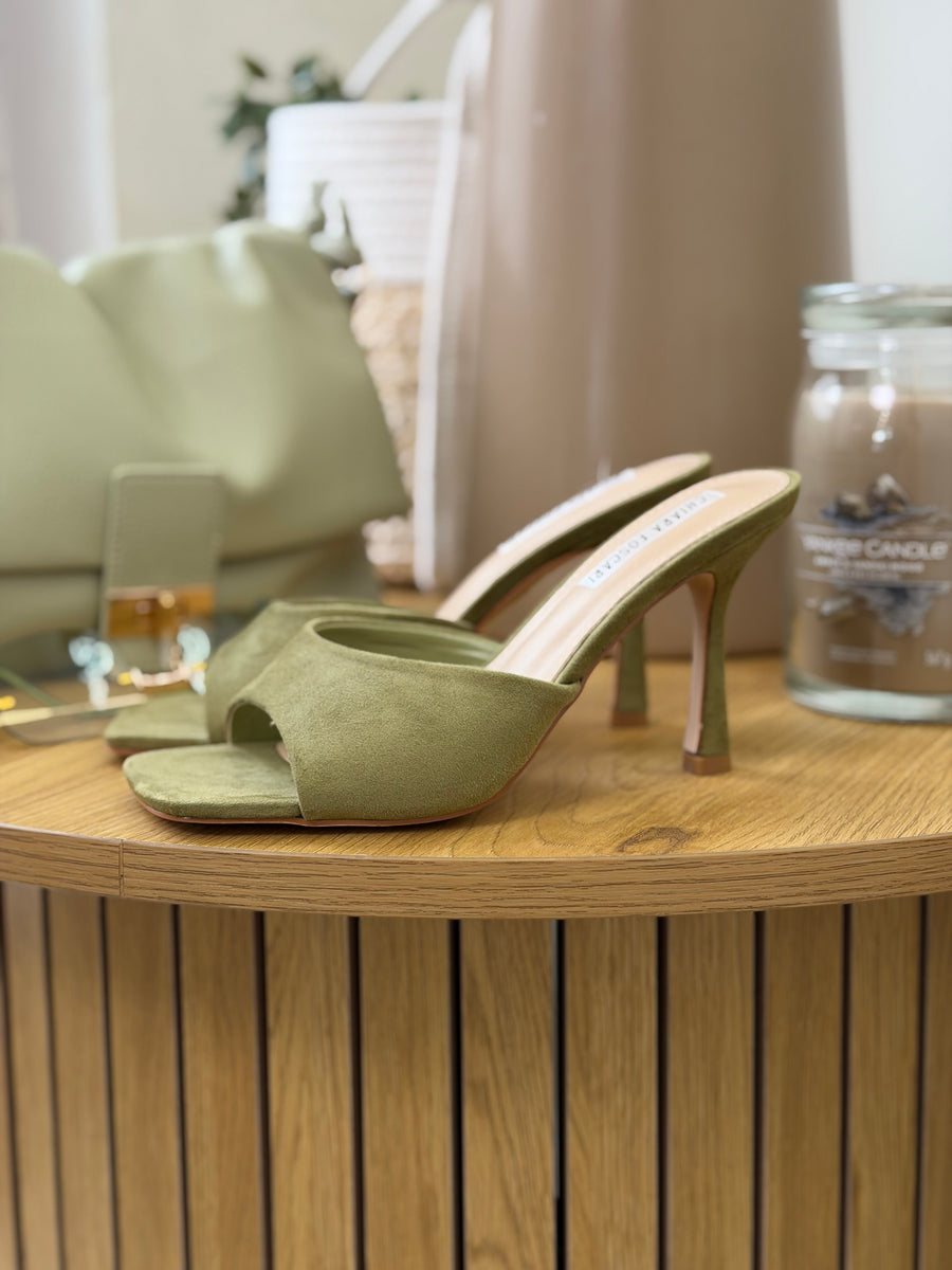 green sandals