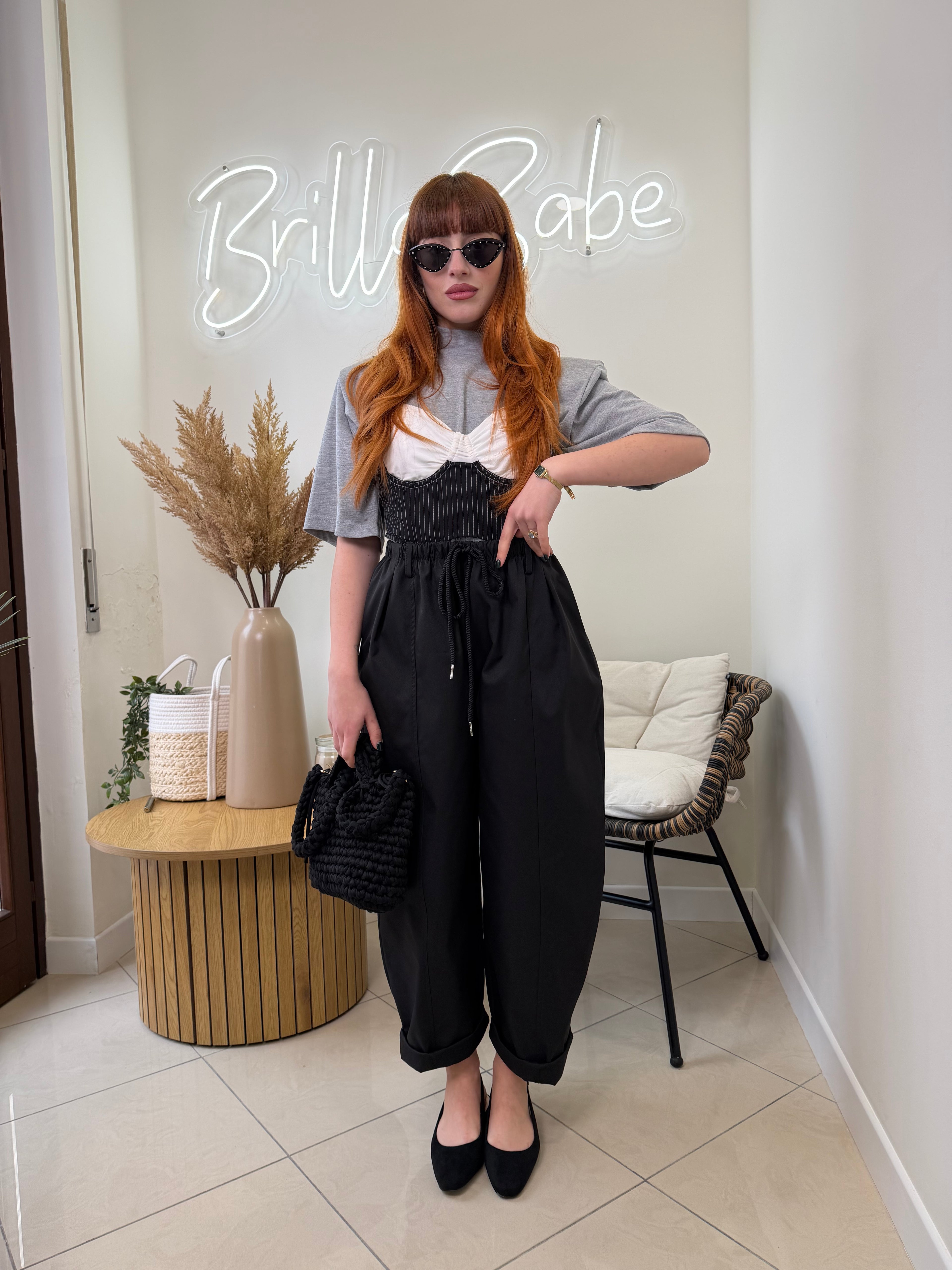 comfy pant nero justwest
