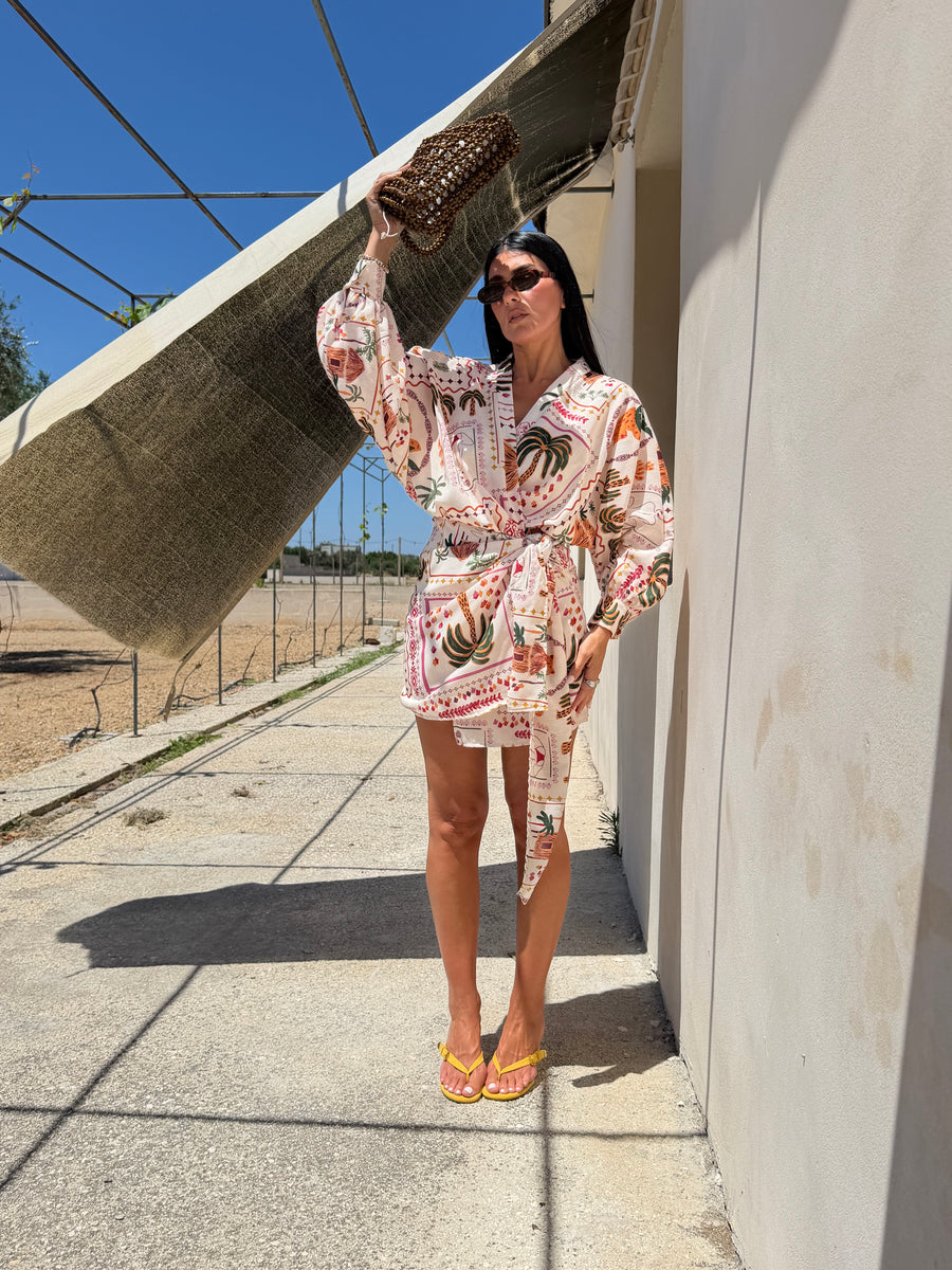 marrakech mini dress panna