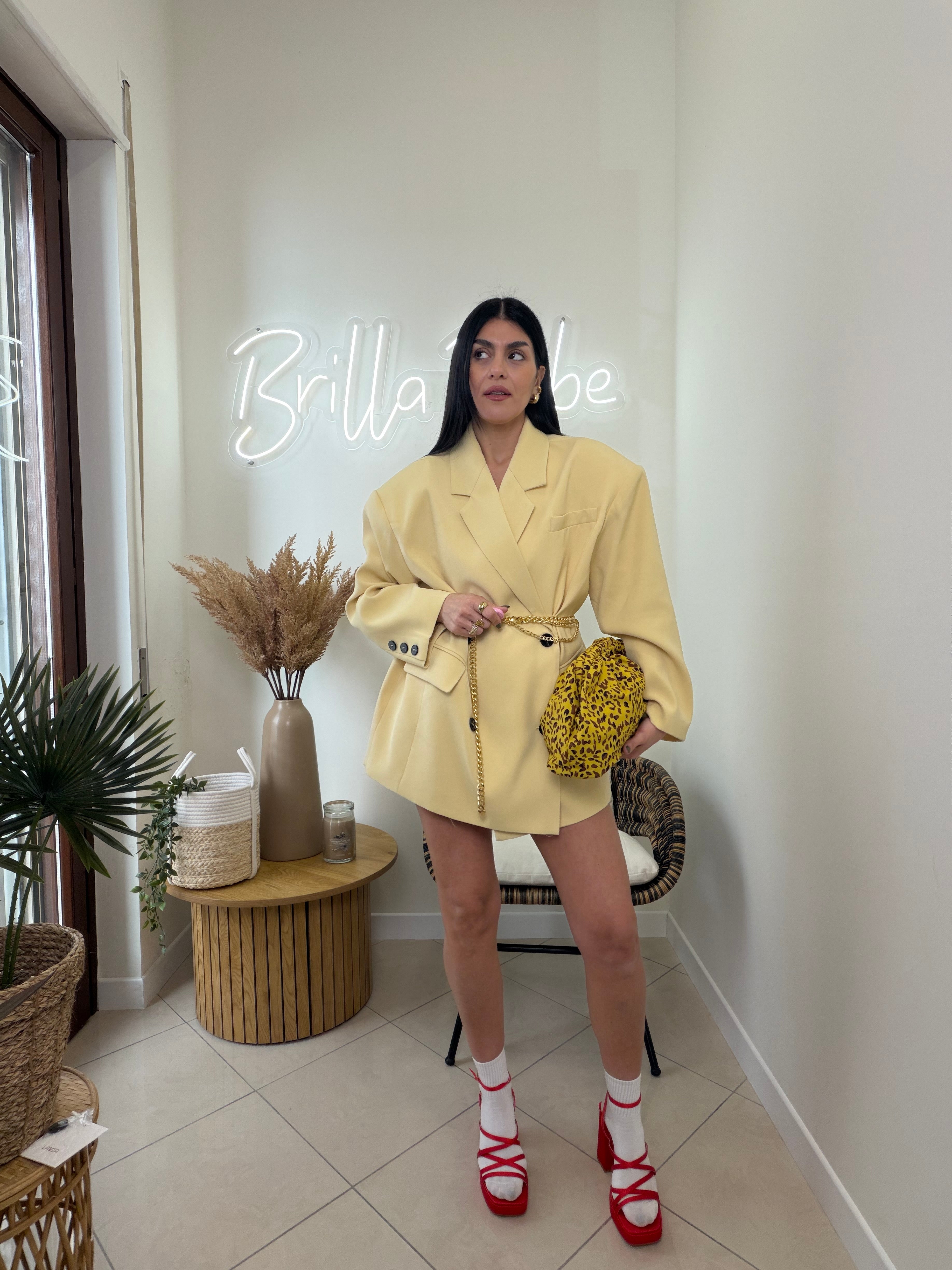 completo vogue oversize YELLOW