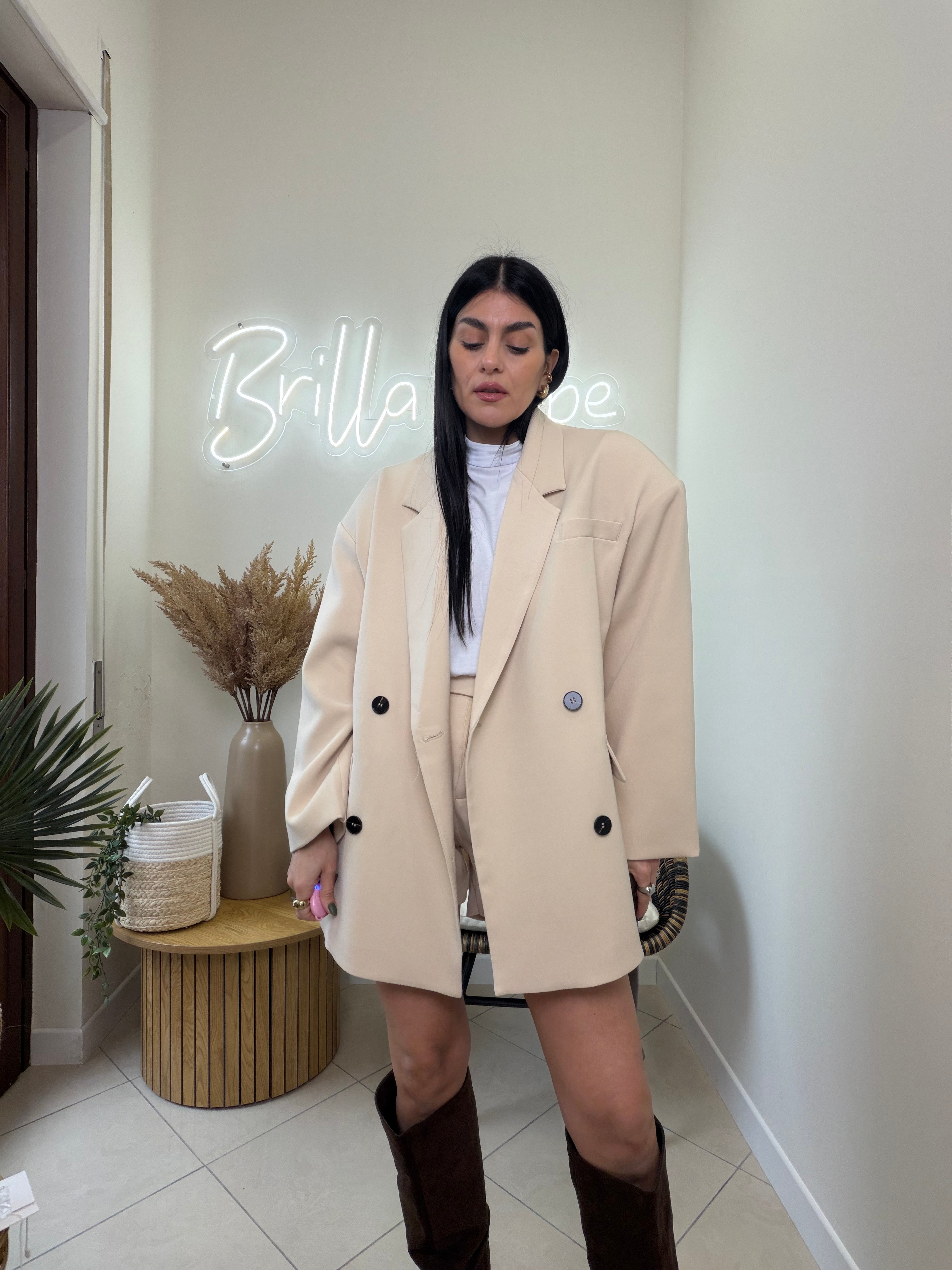 completo vogue oversize panna