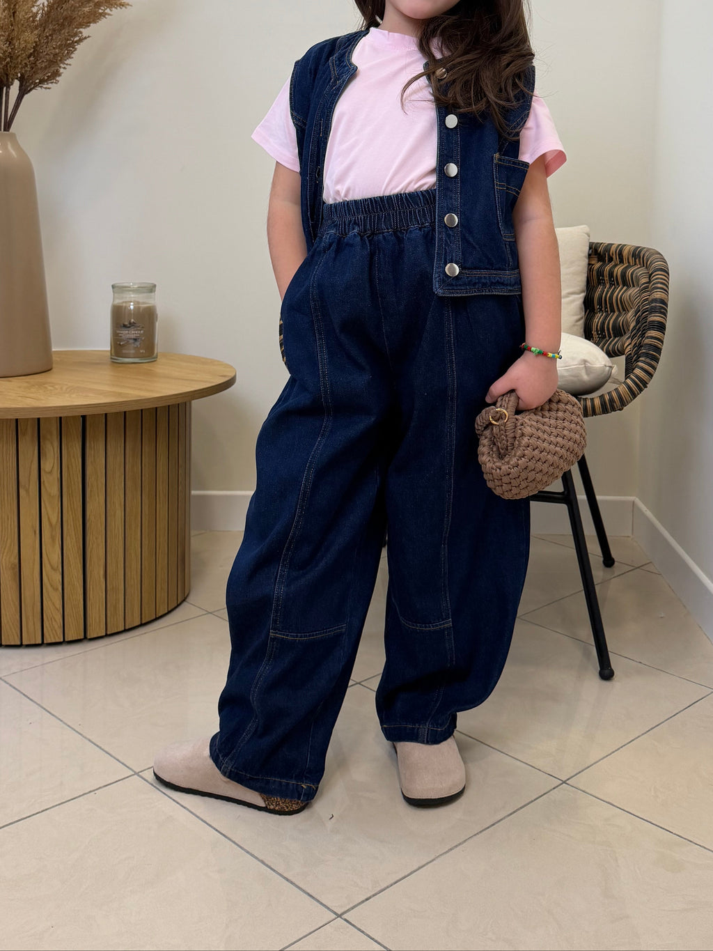 completo in denim bimba