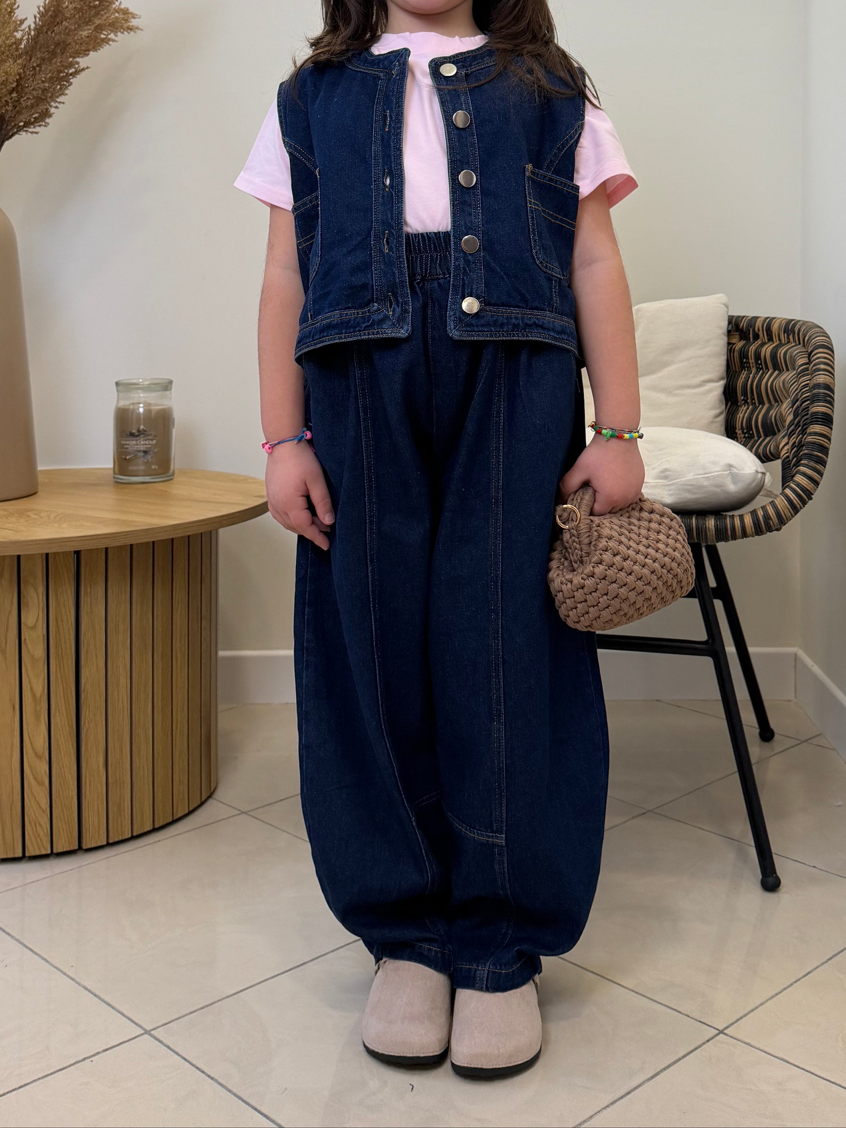 completo in denim bimba