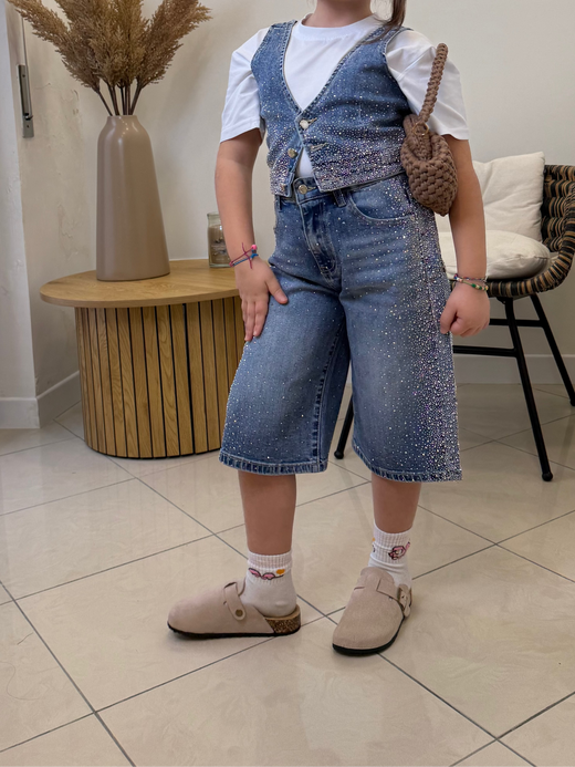 completo bermuda e gilet