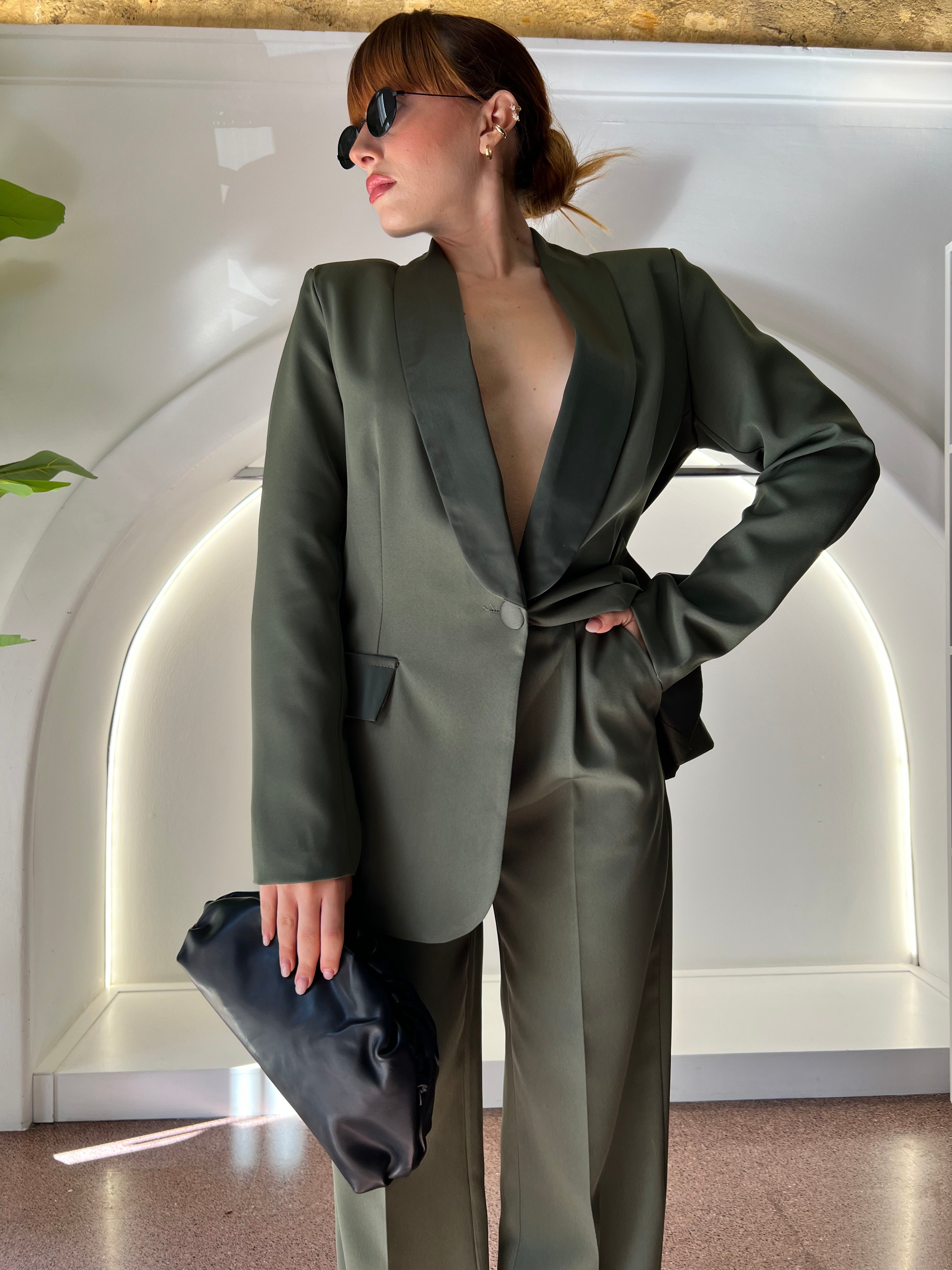 tailleur bon ton verde