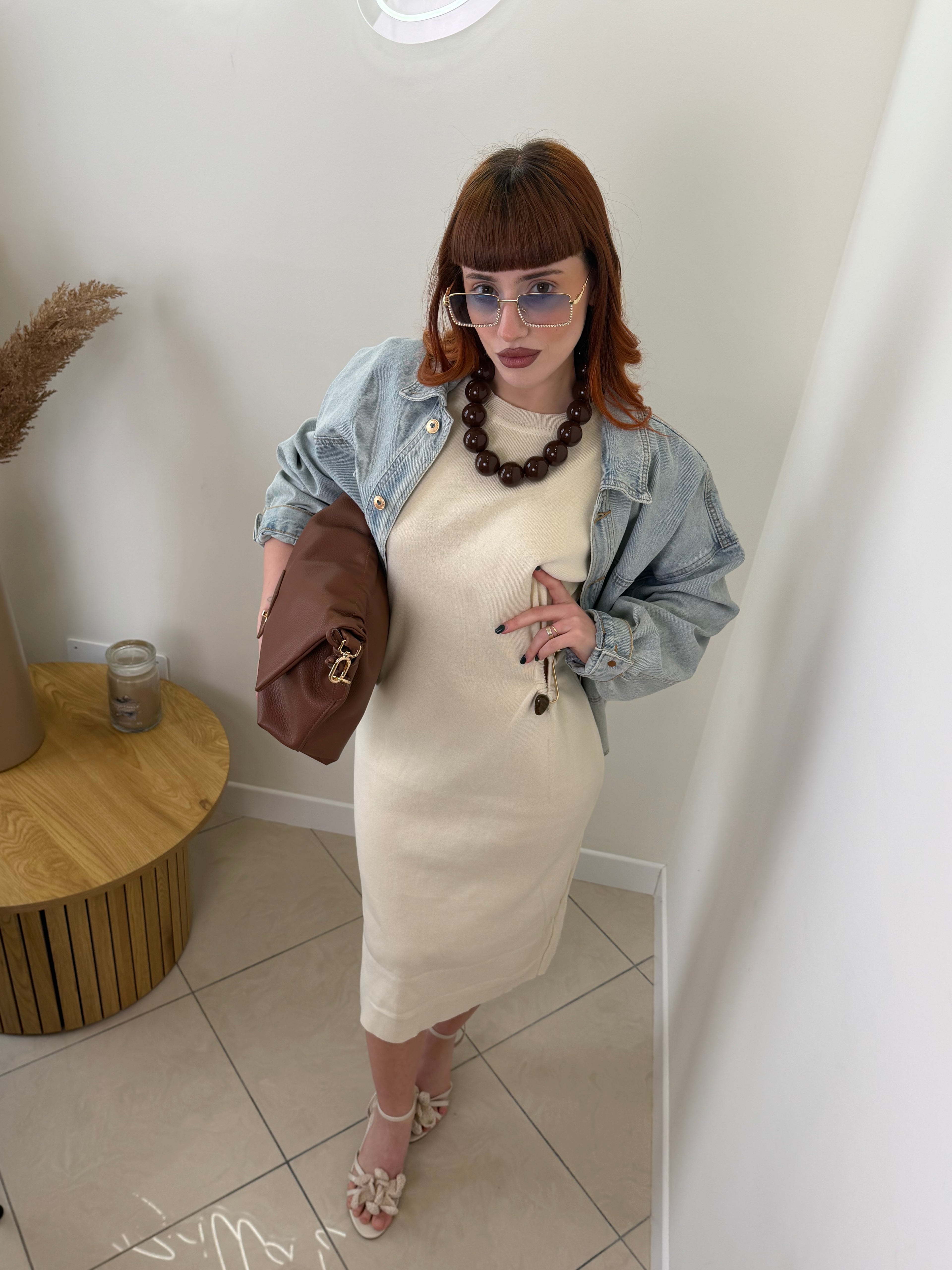 dress con applicazione