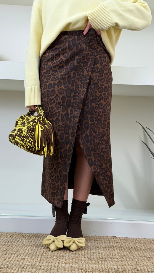 gonna midi suede macu
