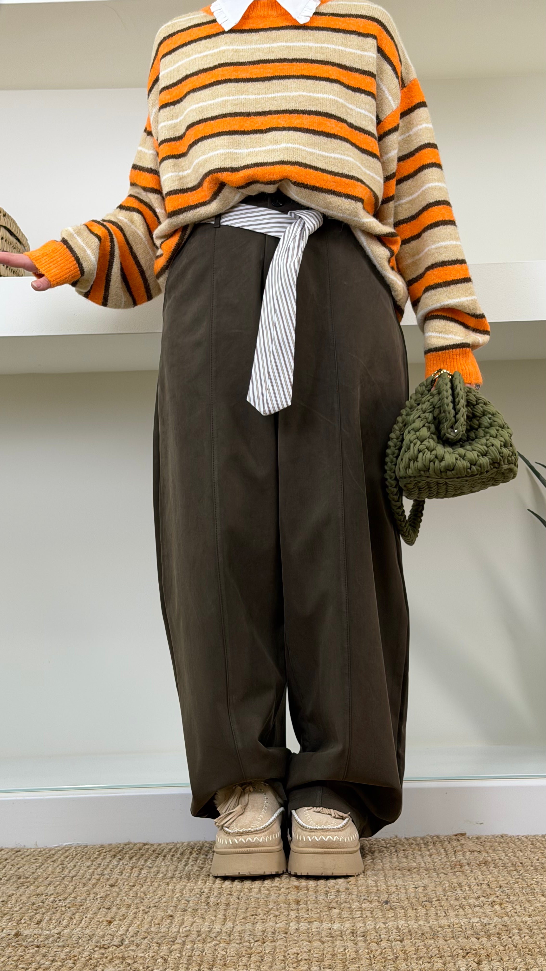 Pantalone Soft Tailored Elastic Waist