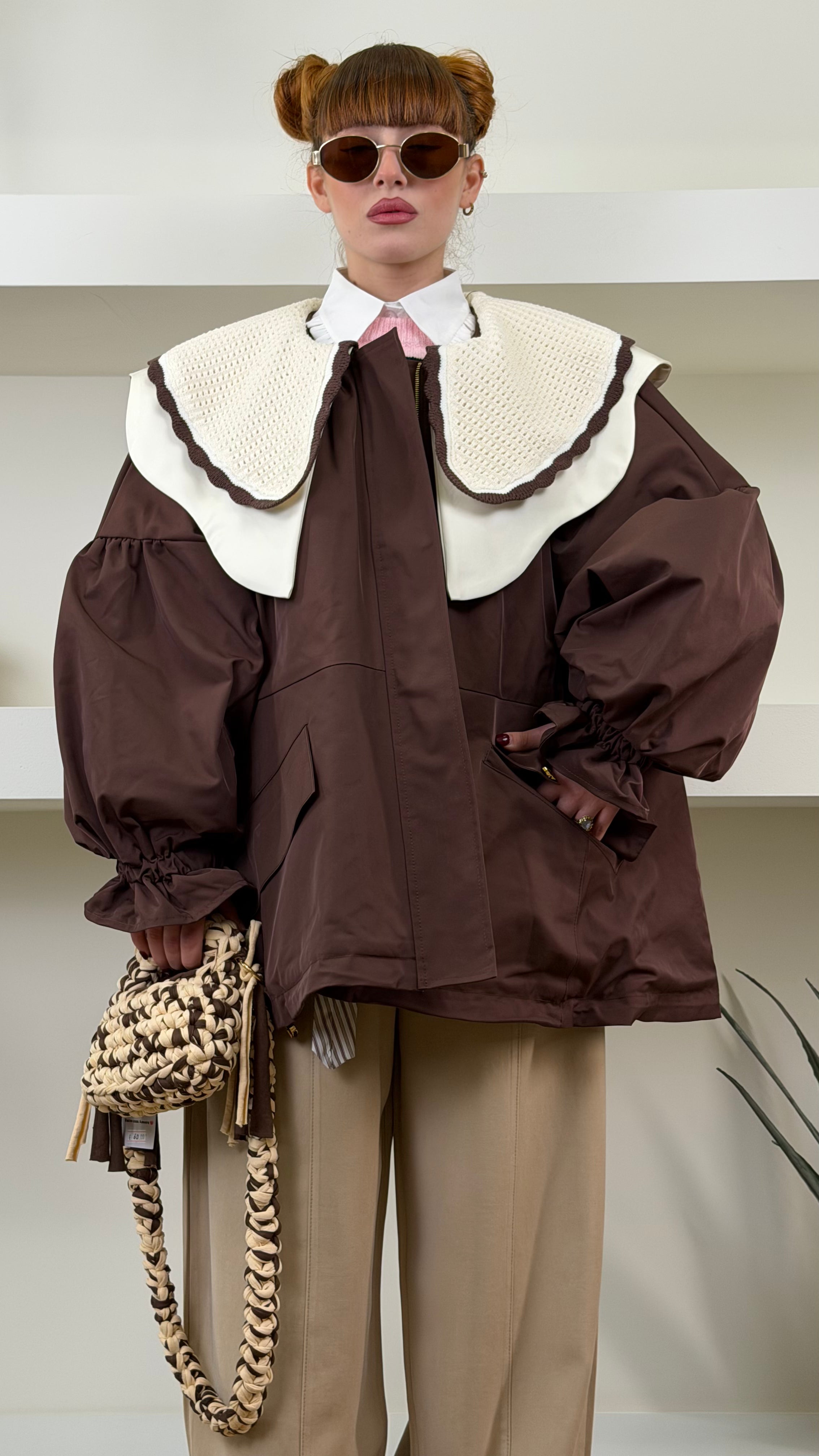 Giubbotto Technical Quilted Collar