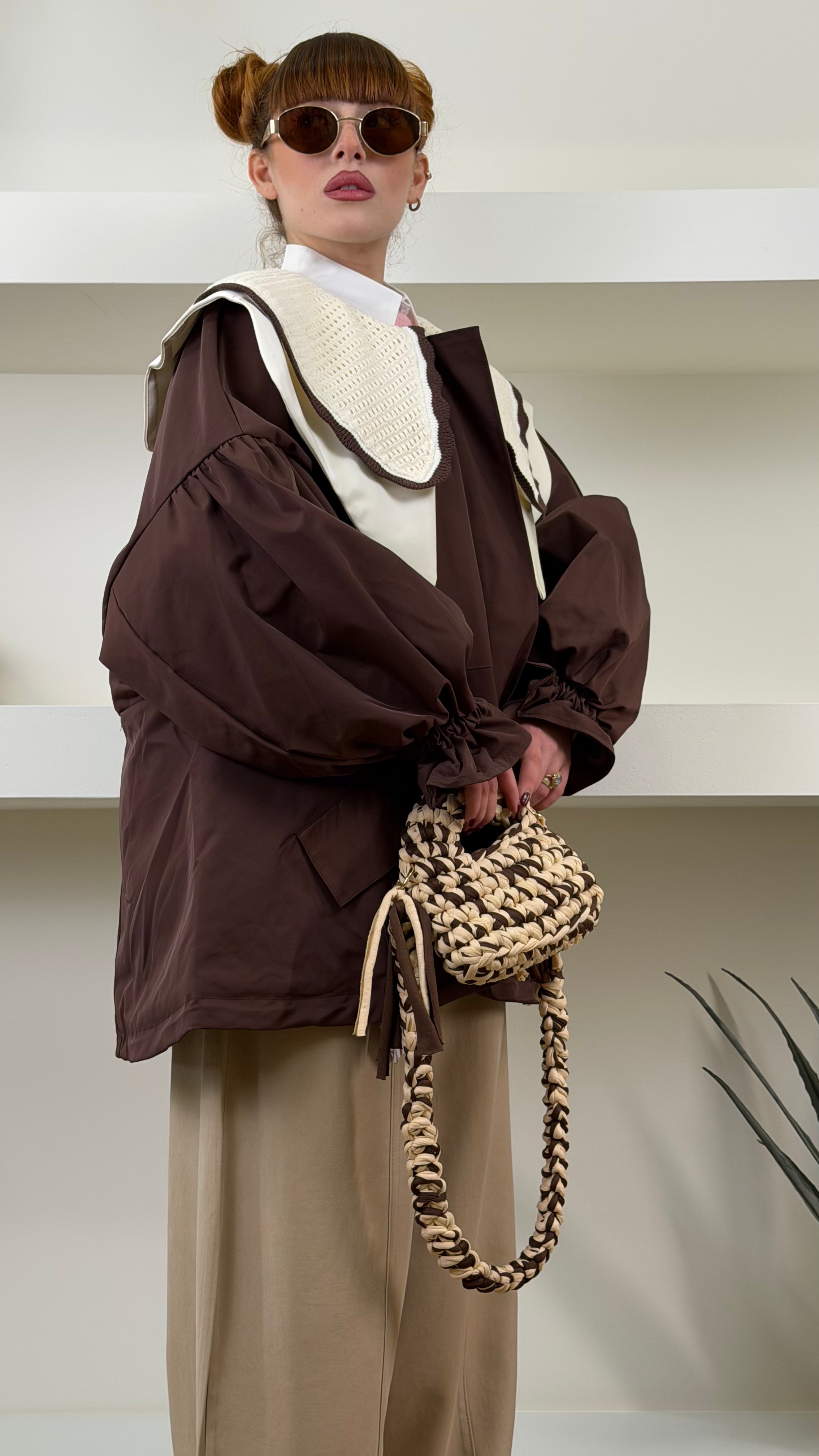 Giubbotto Technical Quilted Collar