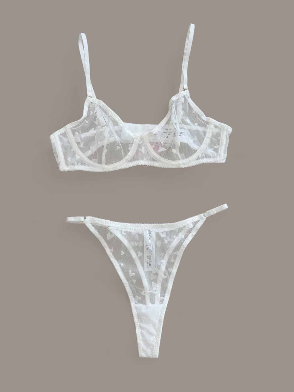 lingerie in pizzo hearts