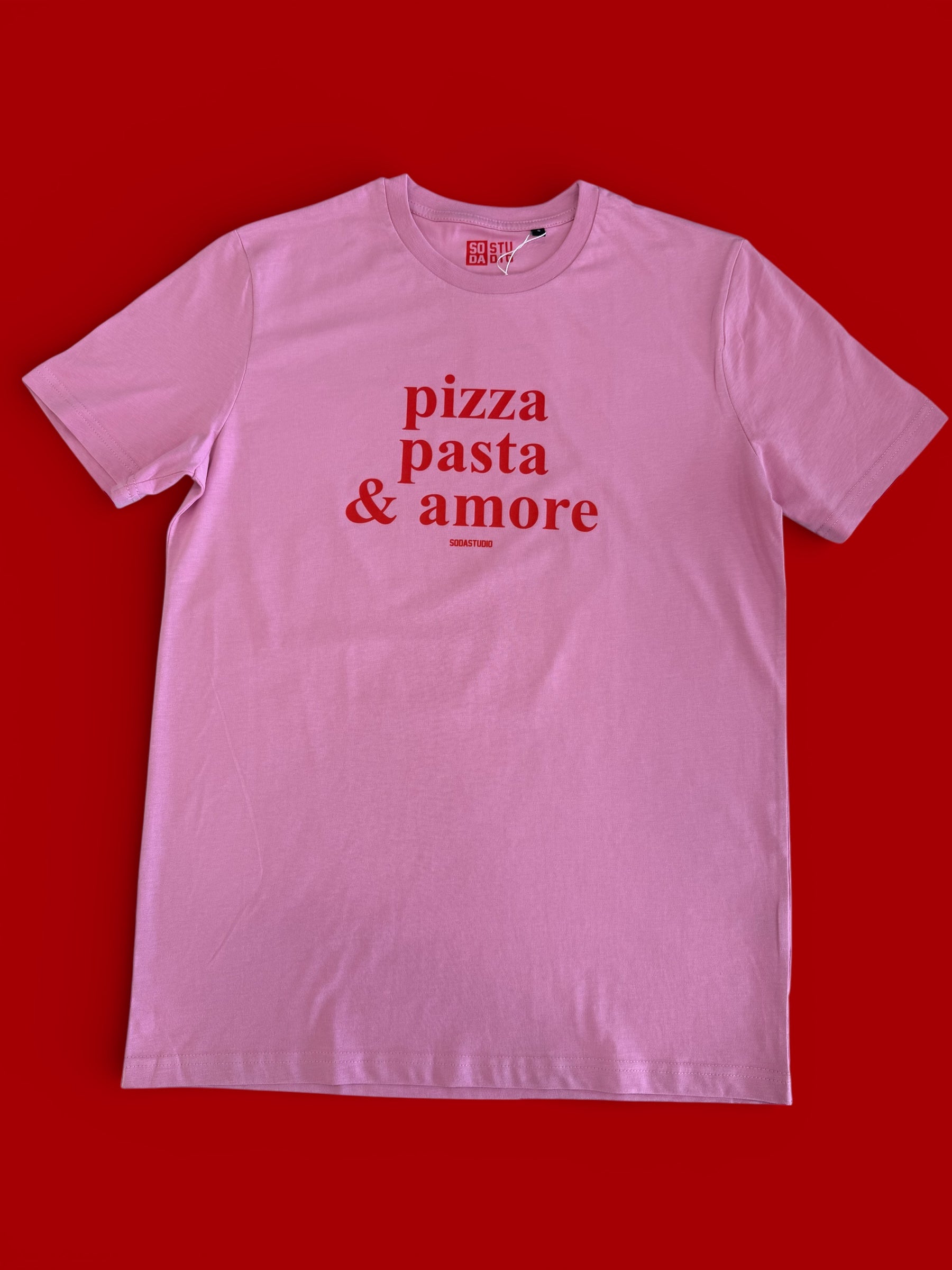 box T shirt valentines'day pizza pasta & amore