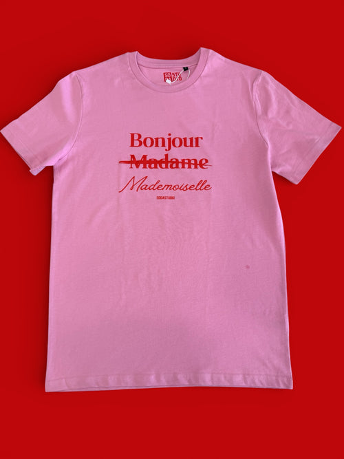 box T shirt valentines'day bonjour