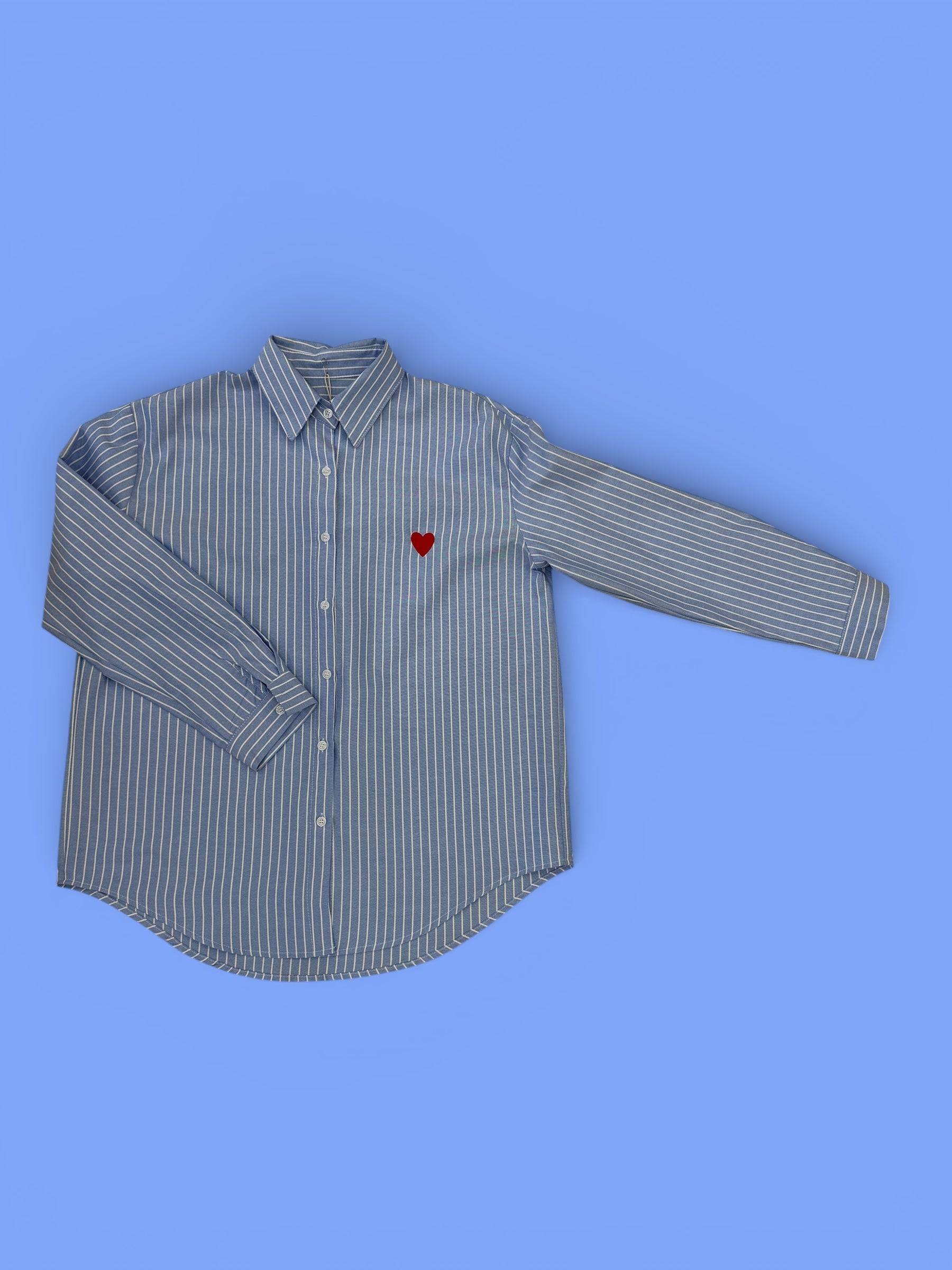 SHIRT cuore ricamato