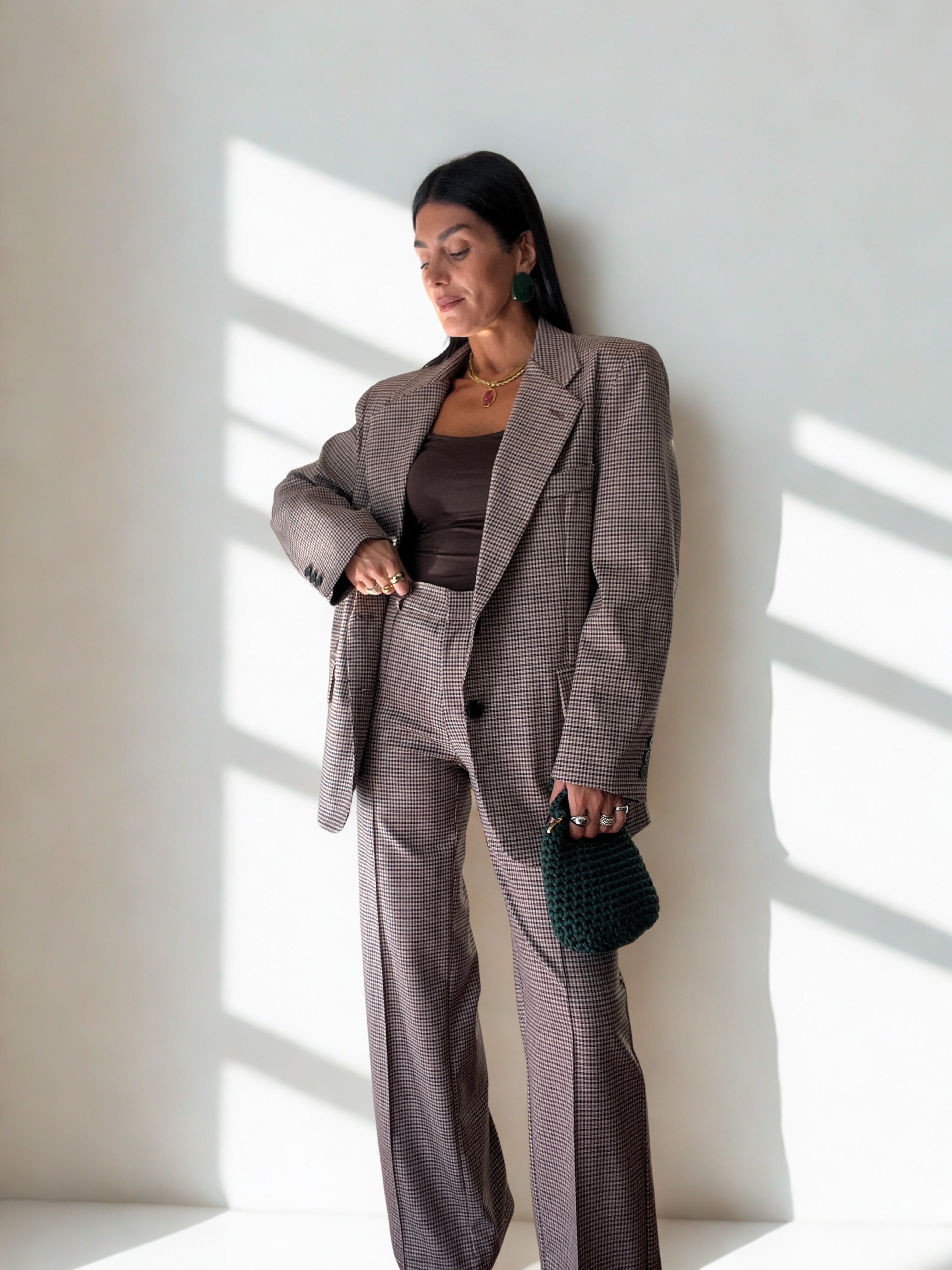 blazer pied de poule
